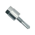 HangerMate® for Steel - Vertical 3/8IN Rod, 1/4-20 x 2IN TEK3